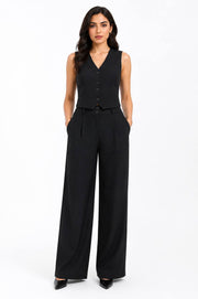 VELORA WIDE PANTS – BLACK