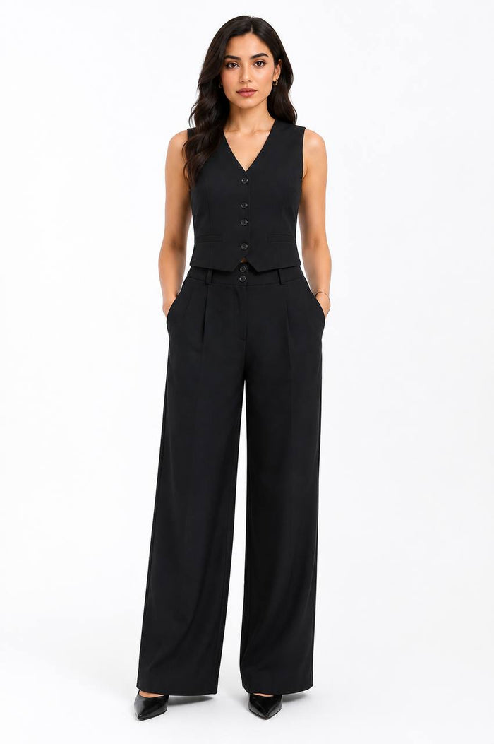 VELORA WIDE PANTS – BLACK