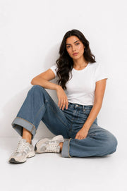 CLEO CUFF JEANS