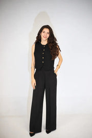 VELORA WIDE PANTS – BLACK