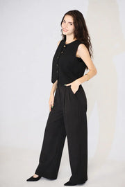 VELORA WIDE PANTS – BLACK