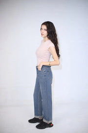 CLEO CUFF JEANS
