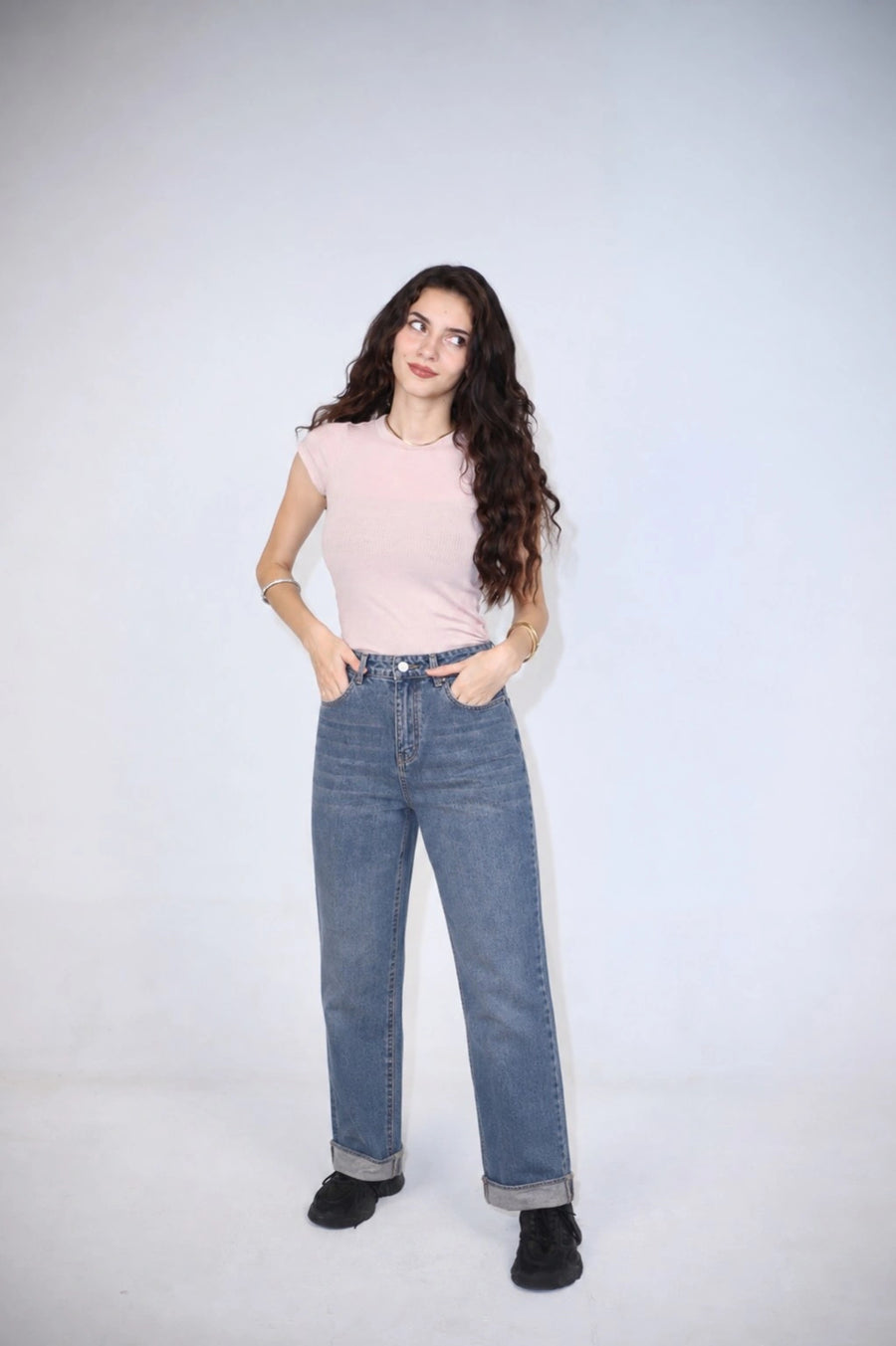 CLEO CUFF JEANS
